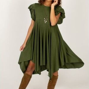 Nwt Girls Size 12 Joyfolie Milana Dress In Olive